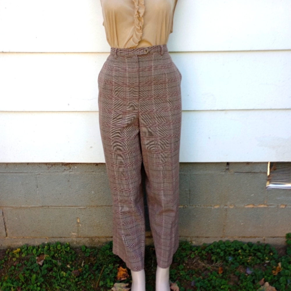 Vintage Plaid Pants